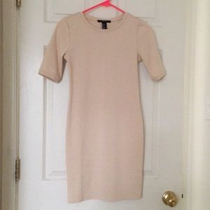 NWOT Nude bodycon dress